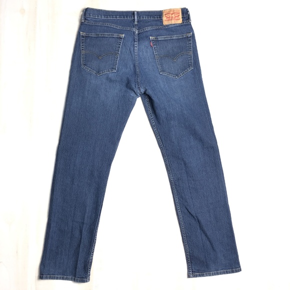 Levi's 505 Men's Dark Wash Jeans - Picture 5 of 6